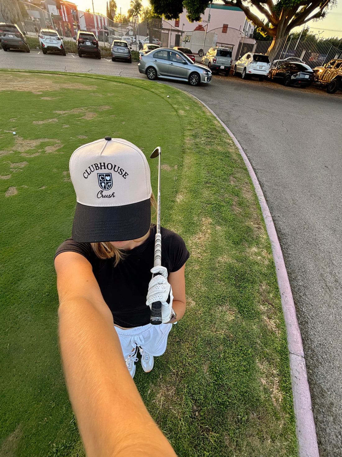 The Clubhouse Classic Hat | Khaki/Black with Black Stitch