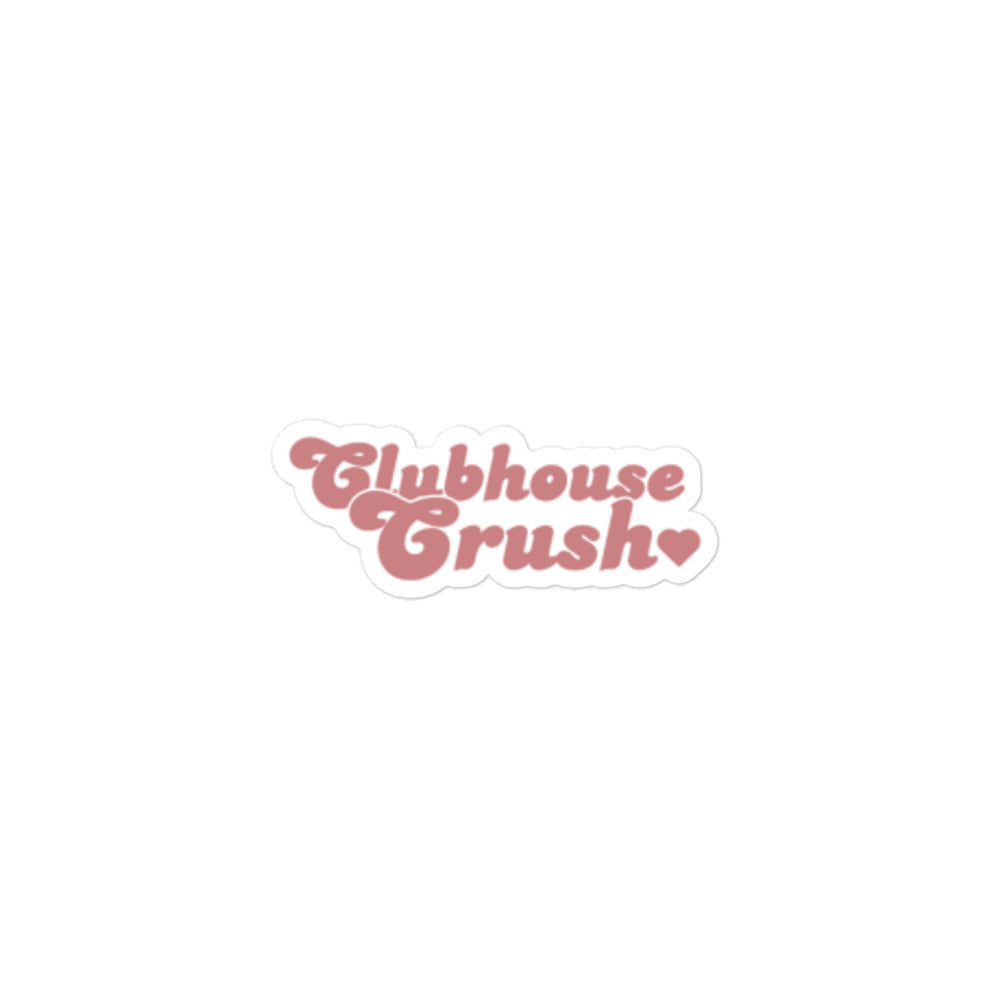 Script Sticker | Pink | 3"x3"