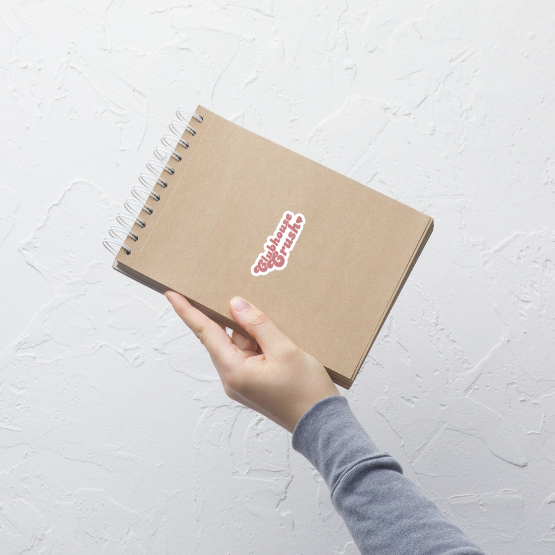 Script Sticker | Pink | 3"x3"